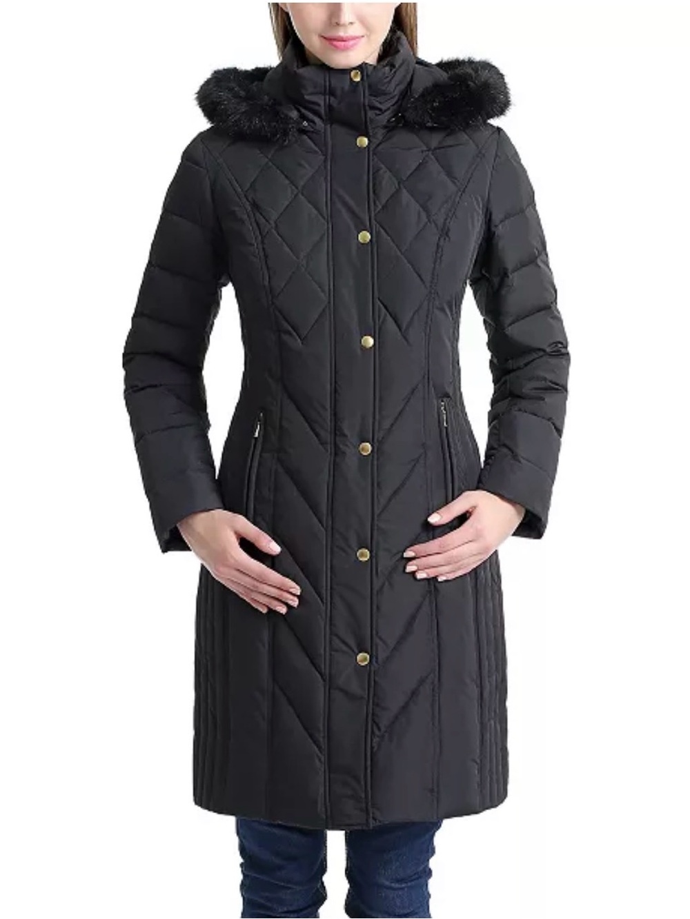 KIMI + KAI puffer coat with hood M